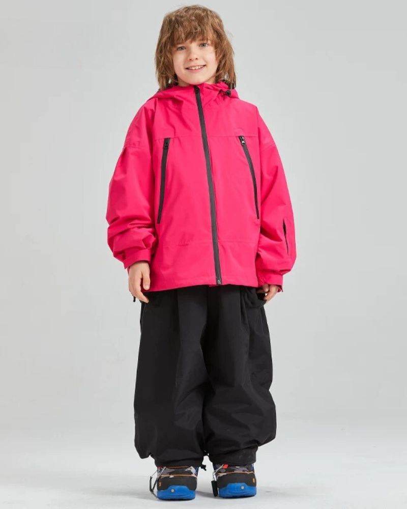 Ski Wear Waterproof Rabbit Ears Kids Snow Suit