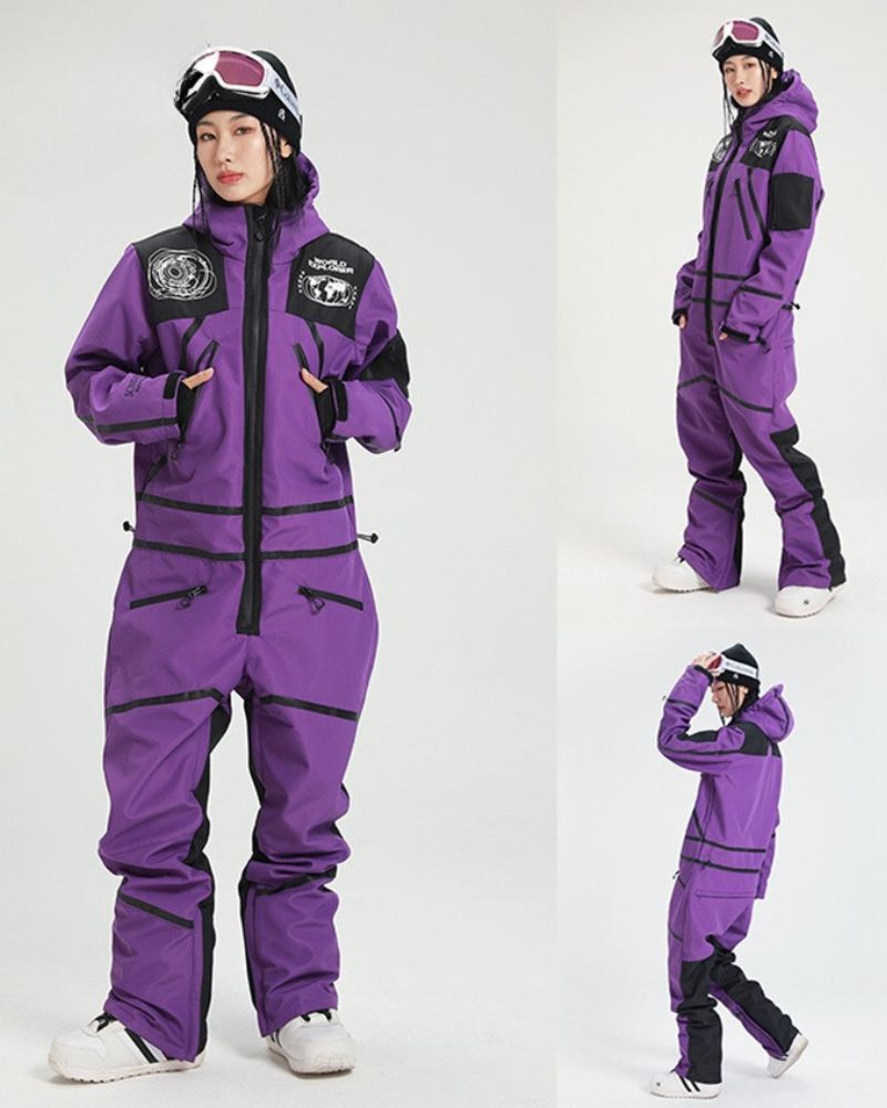 Ski Wear Snowboard One Piece Snow Suit - Women's