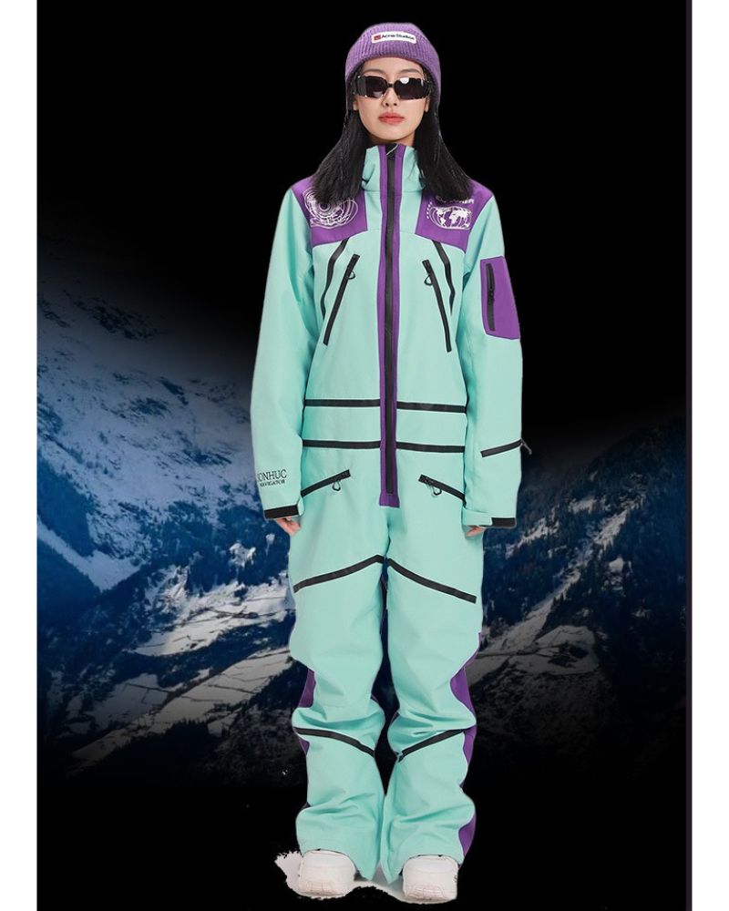 Ski Wear Snowboard One Piece Snow Suit - Women's
