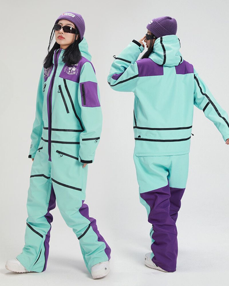 Ski Wear Snowboard One Piece Snow Suit - Women's