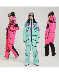 Ski Wear Snowboard One Piece Snow Suit - Women's