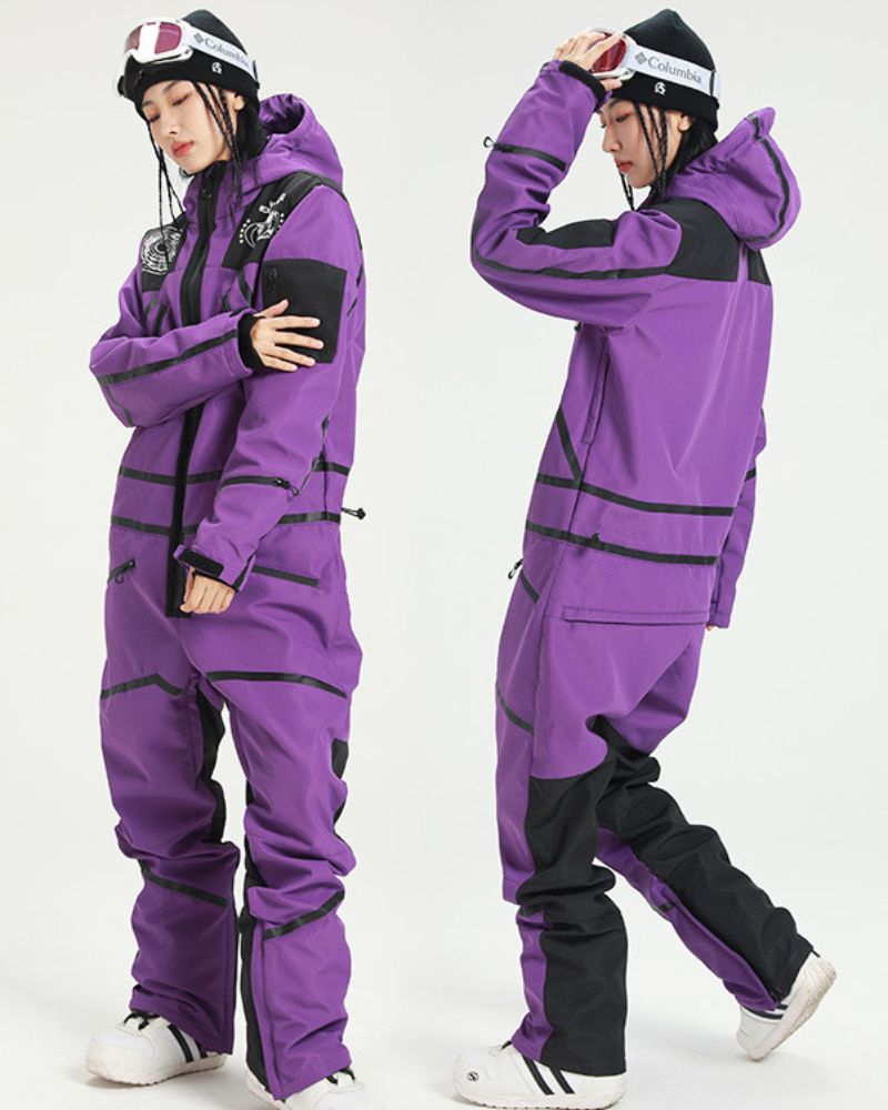Ski Wear Snowboard One Piece Snow Suit - Women's