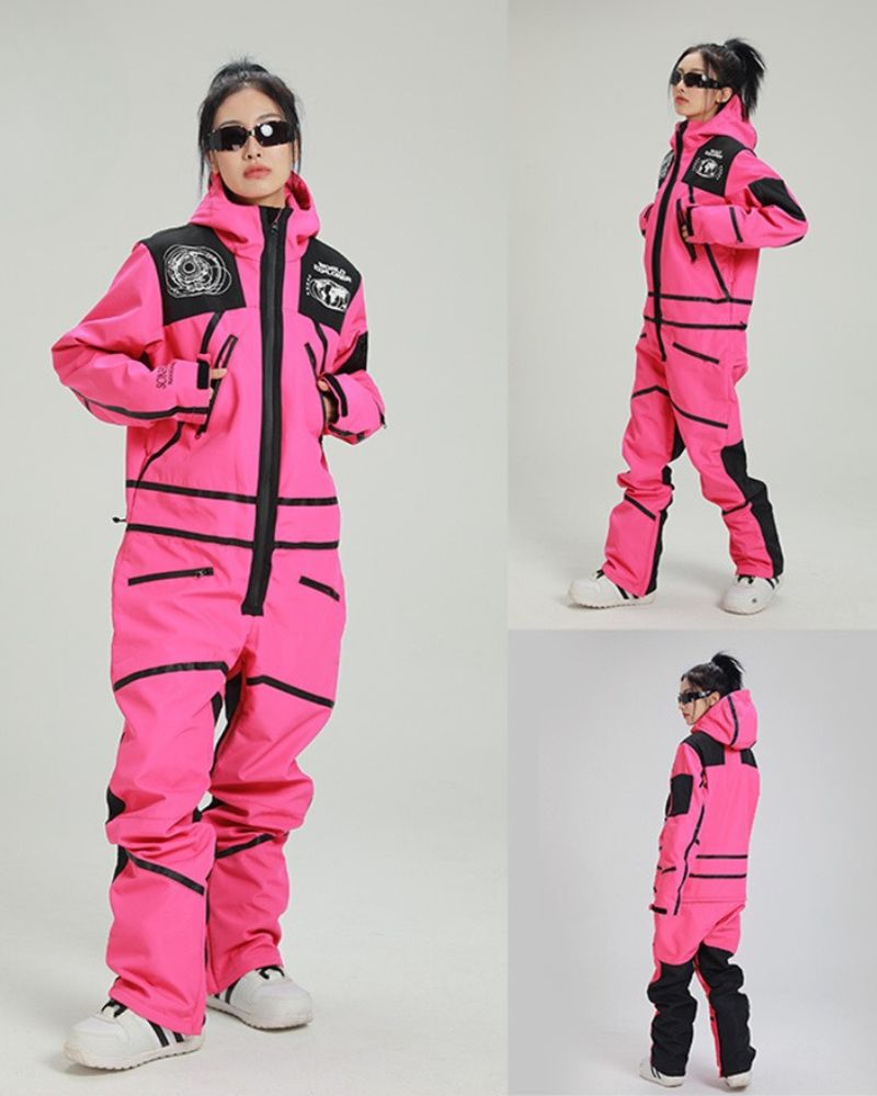 Ski Wear Snowboard One Piece Snow Suit - Women's