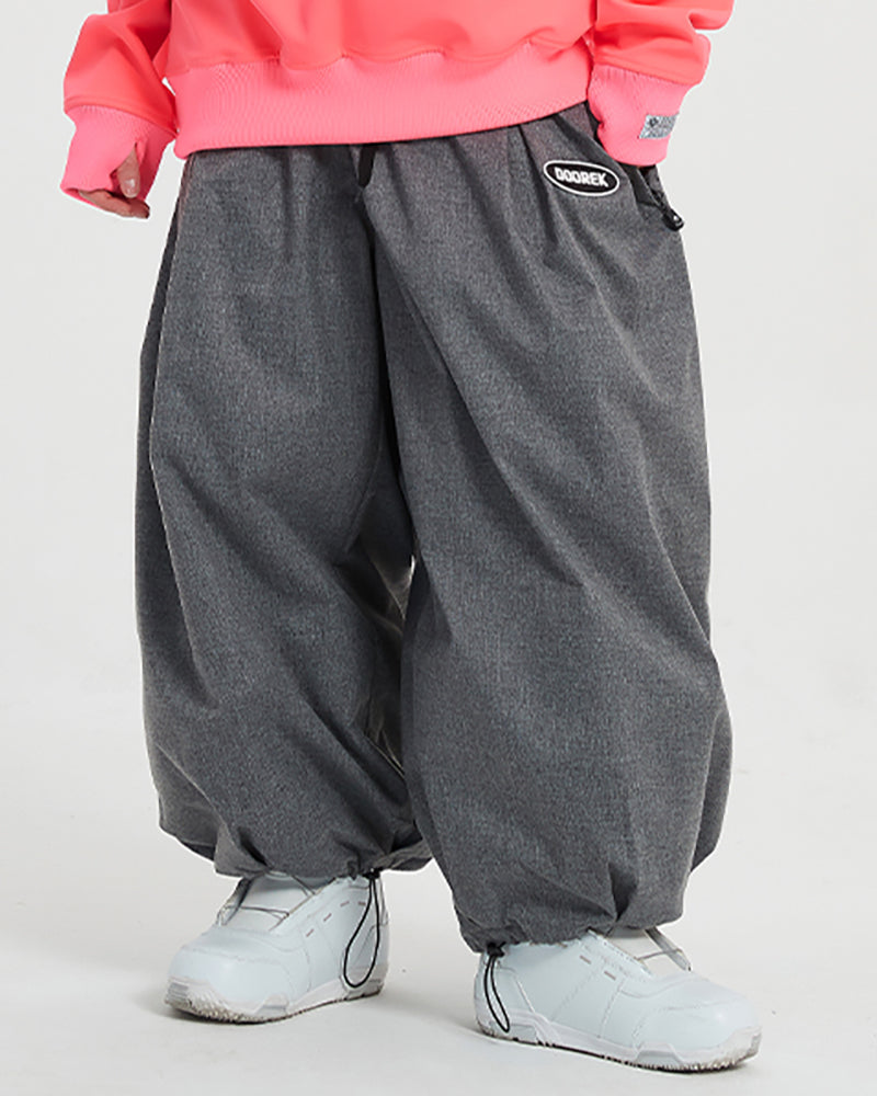 Ski Wear Snowboard Gear Super Baggy Snow Pants -Unisex