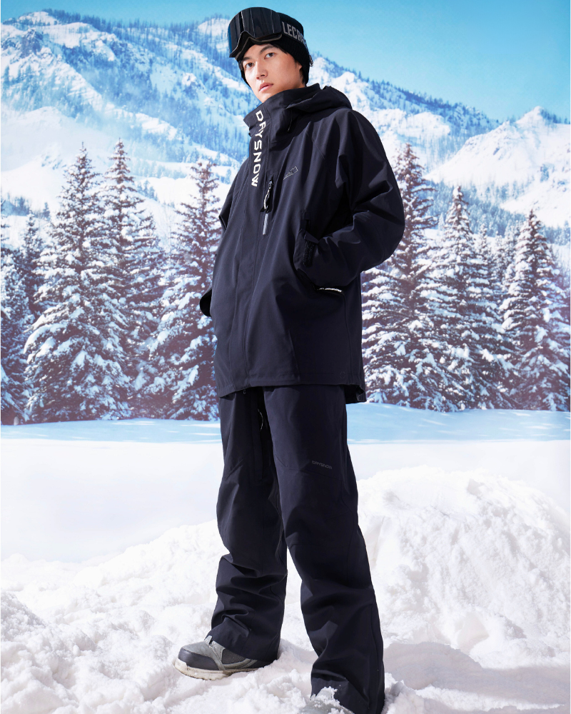 Ski Wear 3L Waterproof Ski Jacket&Bibs Suit -Unisex