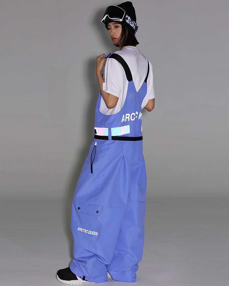 Ski Wear Waterproof Cargo Snow Jacket&Bibs Suit -Unisex