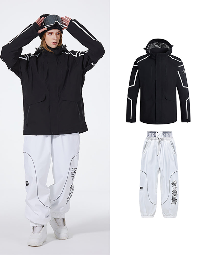 Ski Wear Insulate Snow Jacket&Pants Suit - Unisex (Single Unit Available)