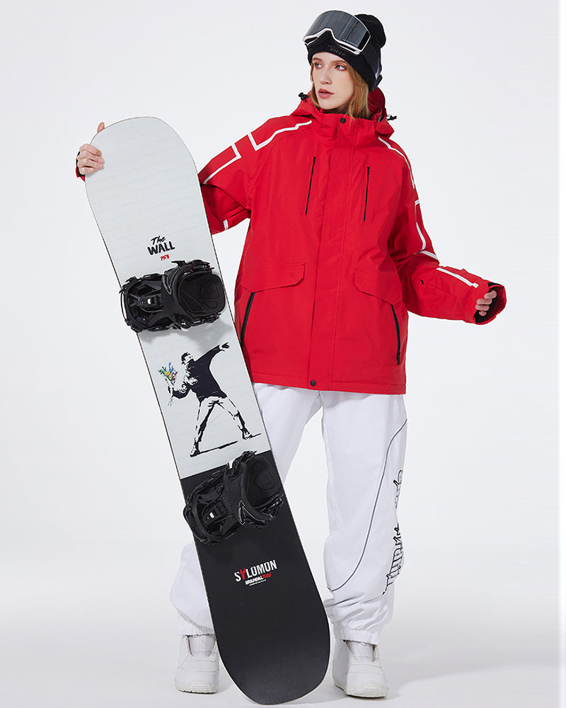 Ski Wear Insulate Snow Jacket&Pants Suit - Unisex (Single Unit Available)