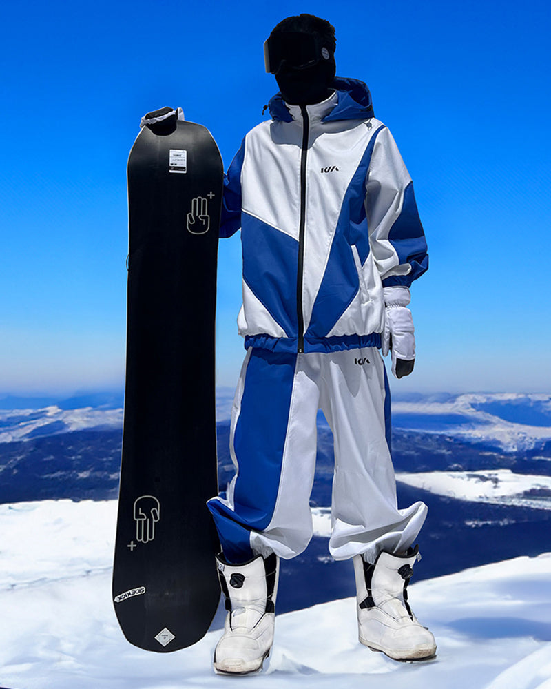 Ski Wear Patchwork Ski Jacket&Pants Suit -Unisex