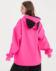 Ski Wear Outdoor Cat Ear Warm Hoodie - Women's
