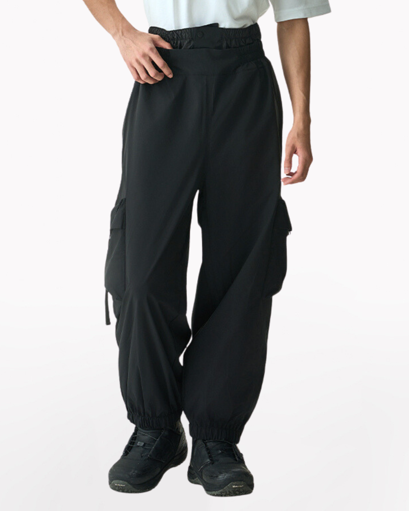 Ski Wear Insulated Cargo Snow Pants -Unisex