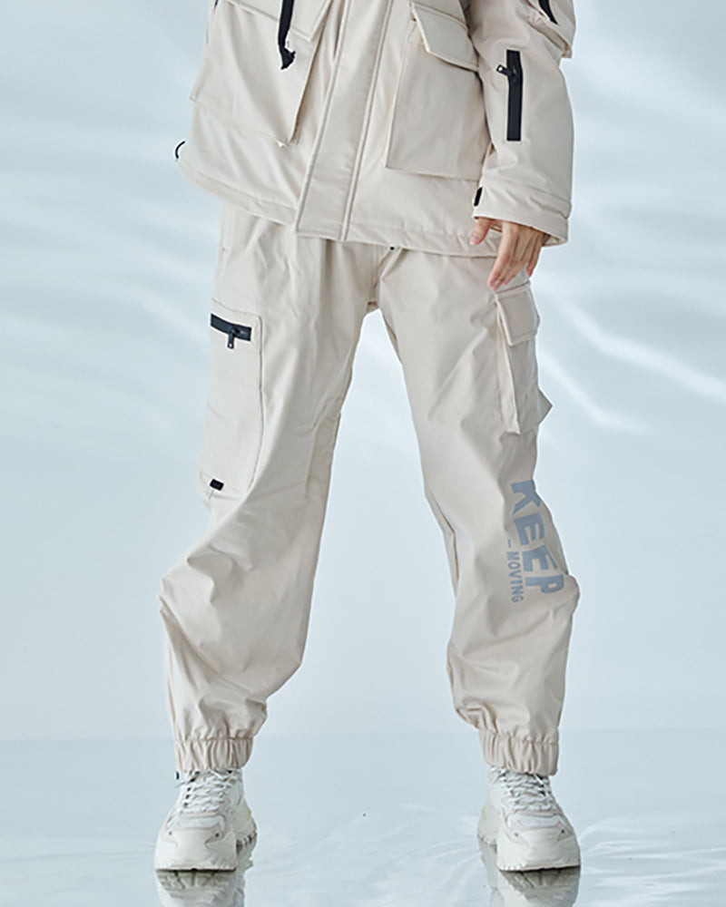 Ski Wear Snowboard Gear Cargo Jacket&Pants Snow Suit - Women's