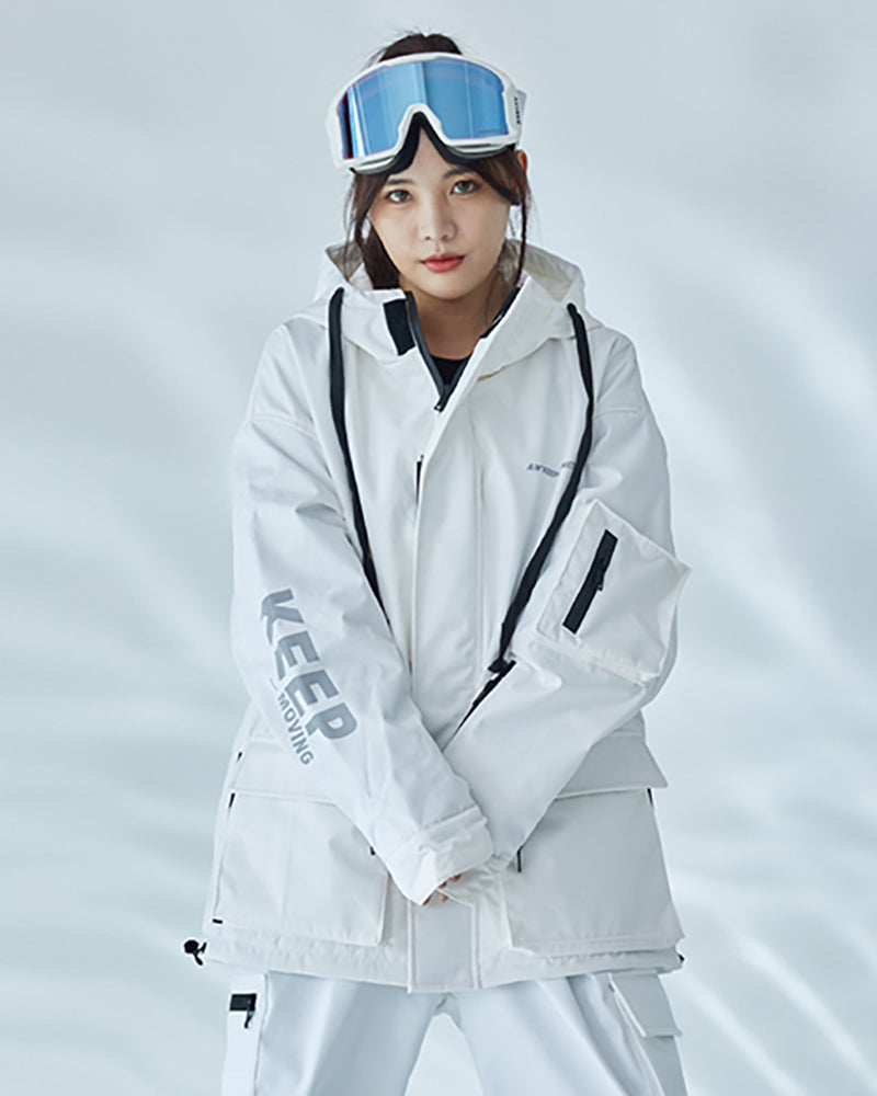 Ski Wear Snowboard Gear Cargo Jacket&Pants Snow Suit - Women's