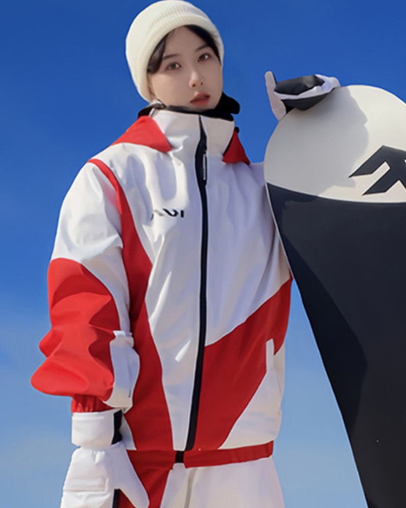 Ski Wear Patchwork Ski Jacket&Pants Suit -Unisex