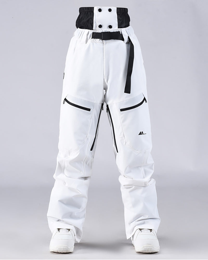 Ski Wear Outdoor Sports Cargo Snow Pants -Unisex
