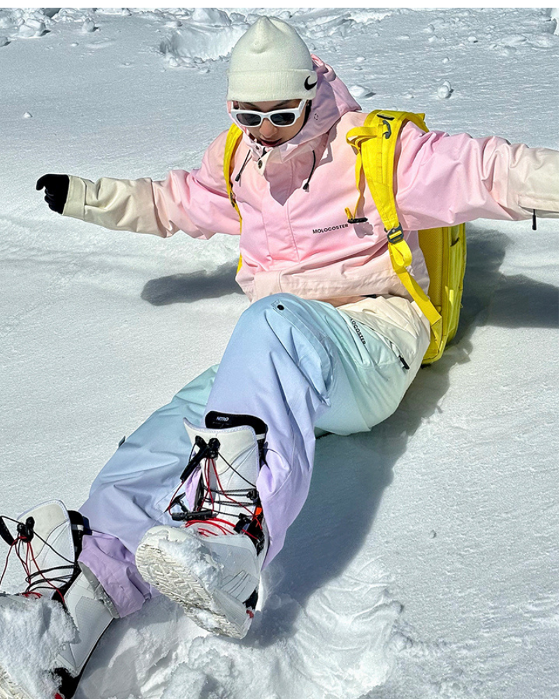 Ski Wear Snow Gear Rainbow Unicorn Snow Suit -Unisex