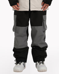 Ski Wear Patchwork Cargo Baggy Snow Pants -Unisex