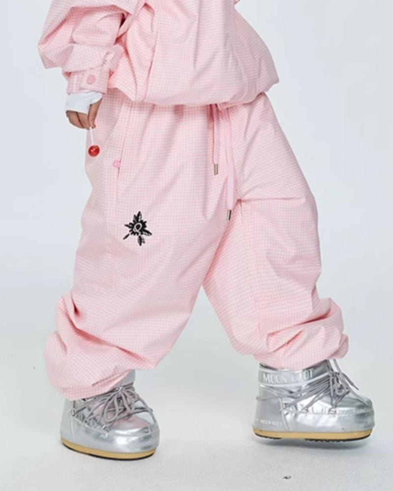 Ski Wear Snowboard 3L Pink Snow Jacket&Pants Suit - Women's (Single Unit Available)
