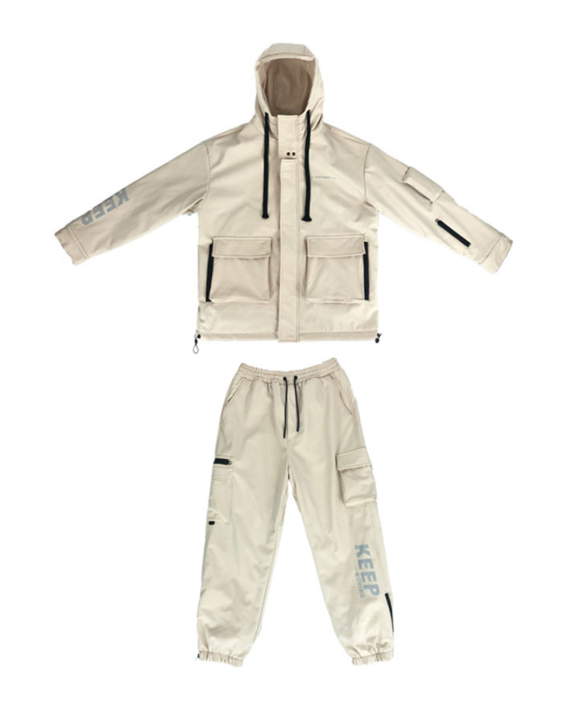 Ski Wear Snowboard Gear Cargo Jacket&Pants Snow Suit - Women's
