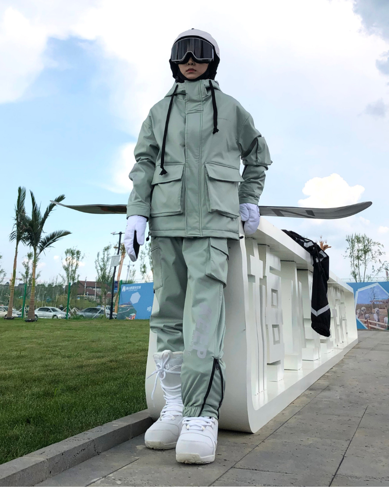 Ski Wear Snowboard Gear Cargo Jacket&Pants Snow Suit - Women's
