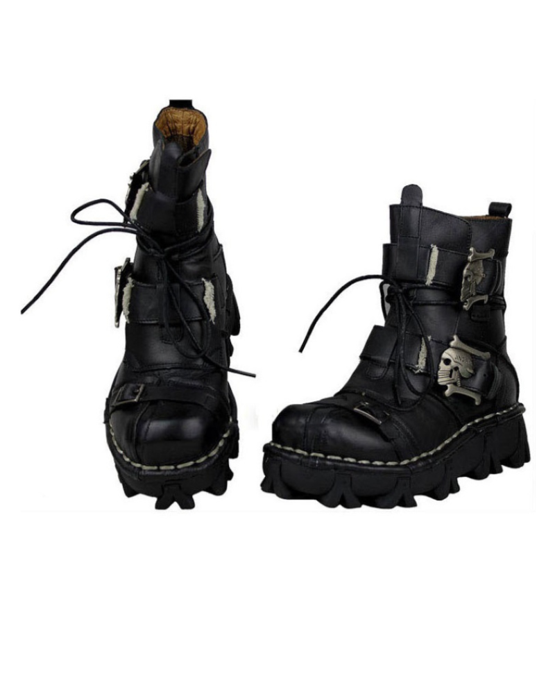 Punk Skull Unisex Motorcycle Riding Boots