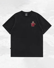 Steetwear Brown Bear Towel Embroidery T-Shirt