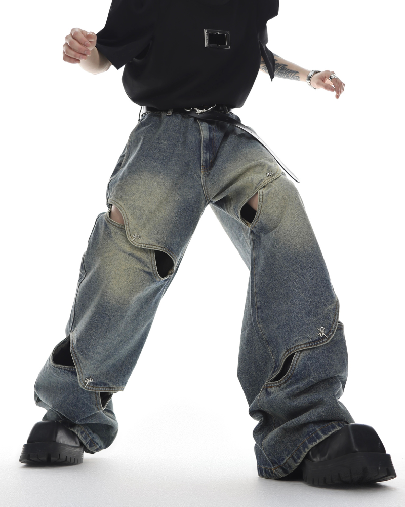 Opium Outfits Street Denim Pants | Y2K Jeans