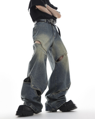 Opium Outfits Street Denim Pants | Y2K Jeans
