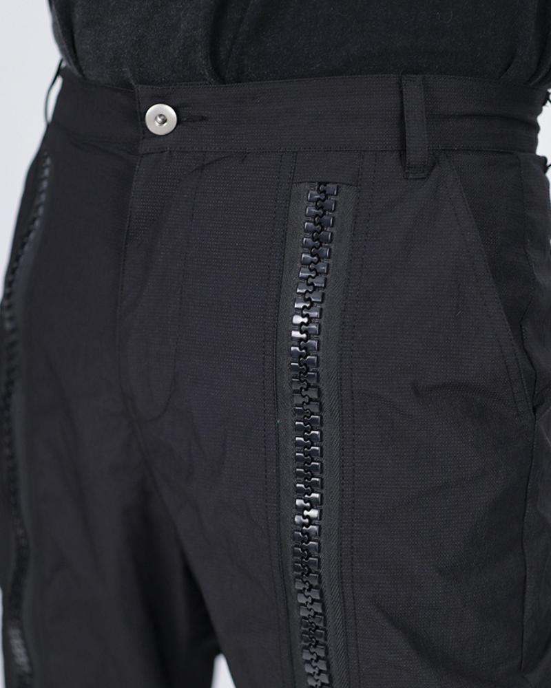 Opium Style Street Y2K Zipper Flared Pants