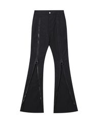 Opium Style Street Y2K Zipper Flared Pants
