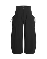 Streetwear Curved Wide-Fit Women Cargo Pants