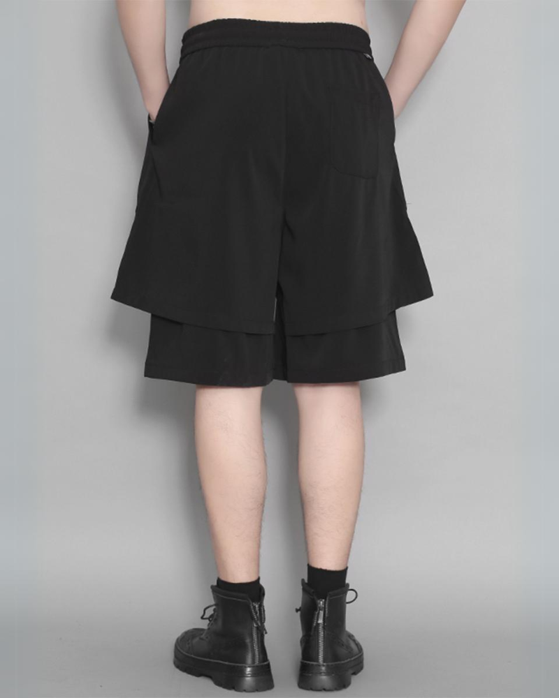 Double-Layer Mens Summer Shorts