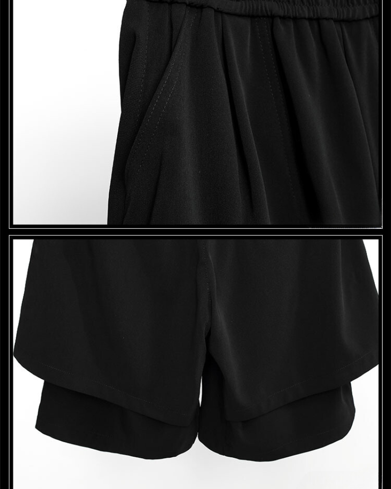 Double-Layer Mens Summer Shorts