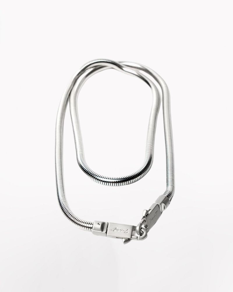 Streetwear Double-layered Snake Bone Necklace