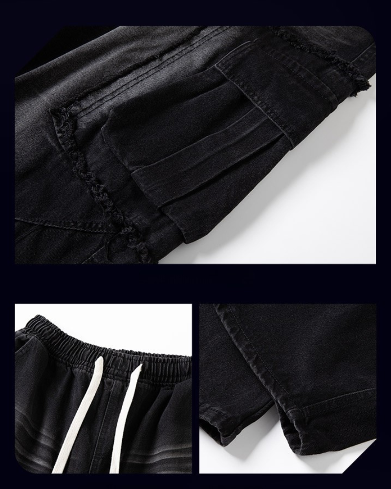 Streetwear Heavy Washed Straight Y2K Jeans