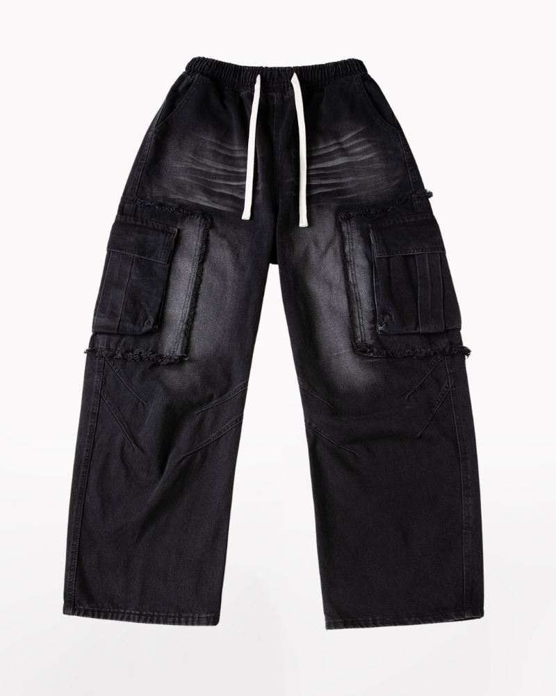 Streetwear Heavy Washed Straight Y2K Jeans