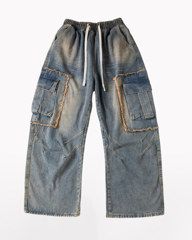 Streetwear Heavy Washed Straight Y2K Jeans