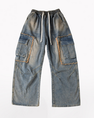 Streetwear Heavy Washed Straight Y2K Jeans