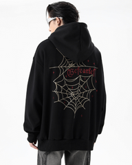 Streetwear Hip-Hop Spider Y2K Hoodie