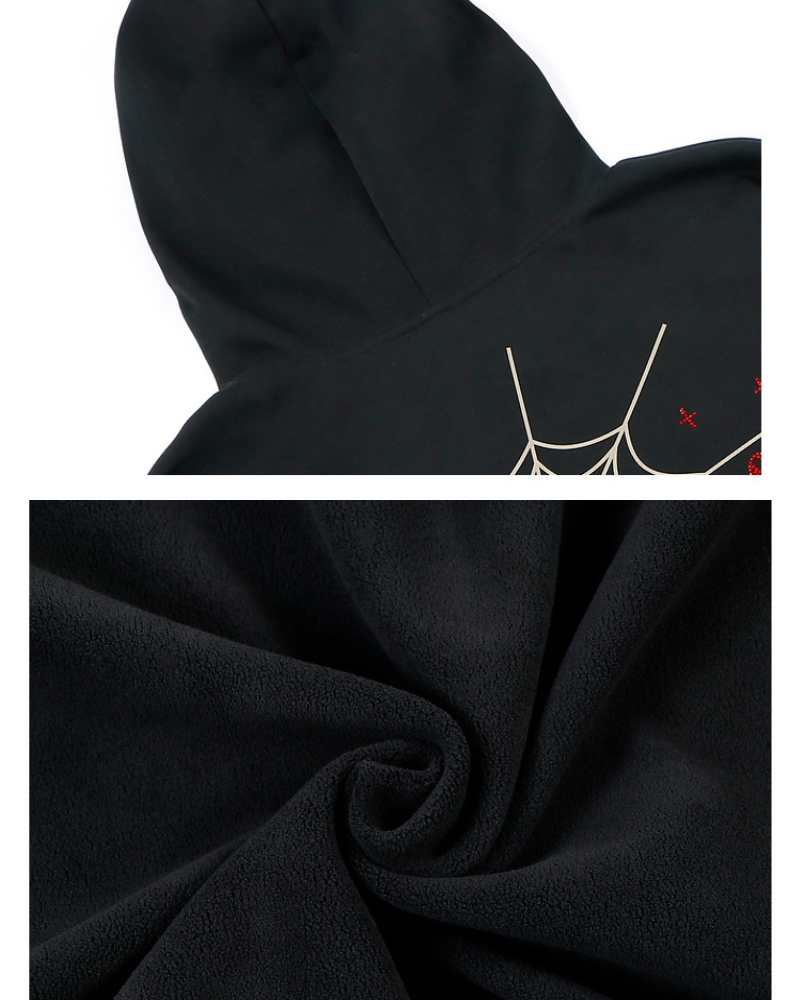 Streetwear Hip-Hop Spider Y2K Hoodie