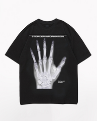 Streetwear Opium Style Rock Hardcore Cotton Skull T-Shirt