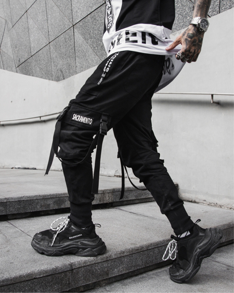Streetwear Slim Fit Cargo Pants