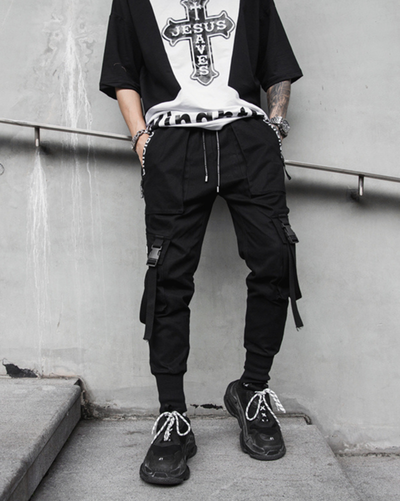 Streetwear Slim Fit Cargo Pants