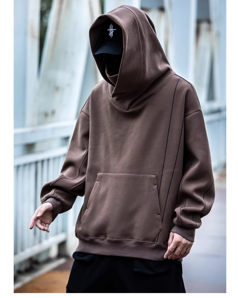 Streetwear Turtleneck Unisex Hoodie