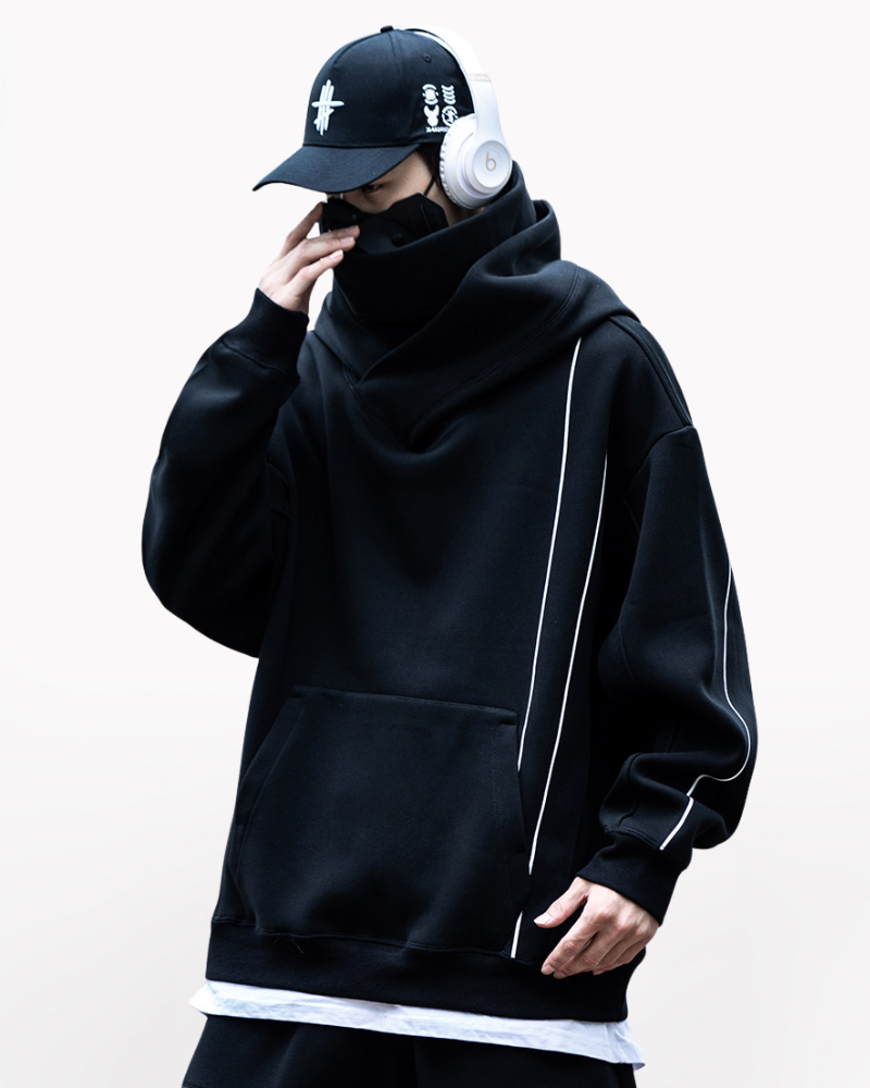 Streetwear Turtleneck Unisex Hoodie