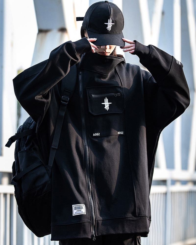 Cardigan Unisex Zip Up Hoodie