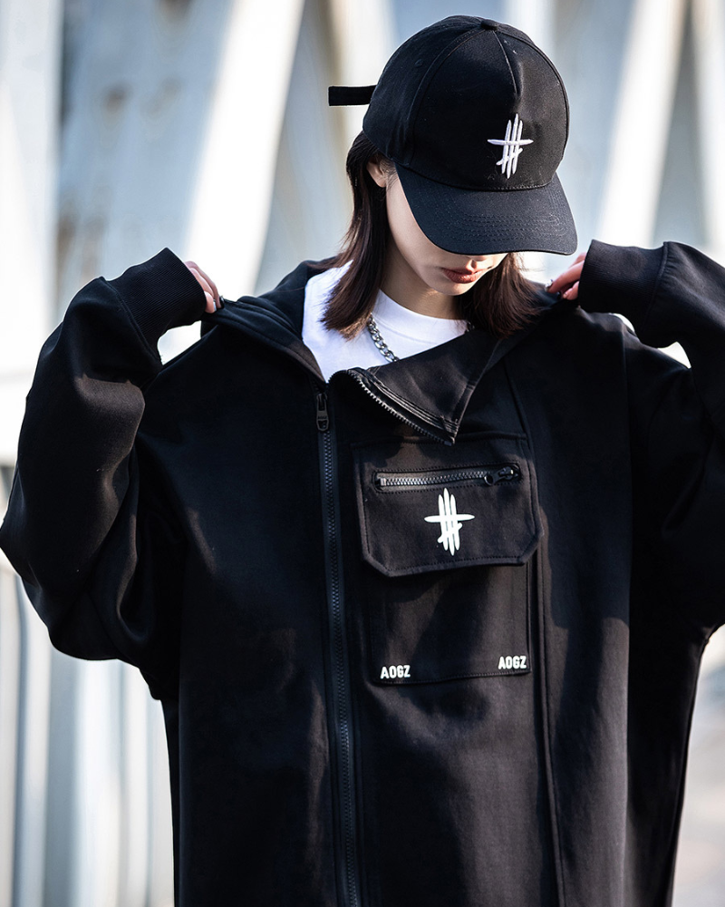 Cardigan Unisex Zip Up Hoodie