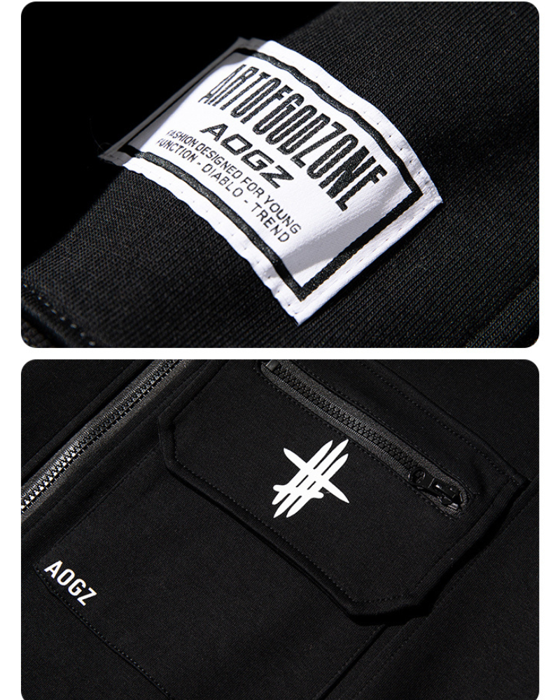 Cardigan Unisex Zip Up Hoodie