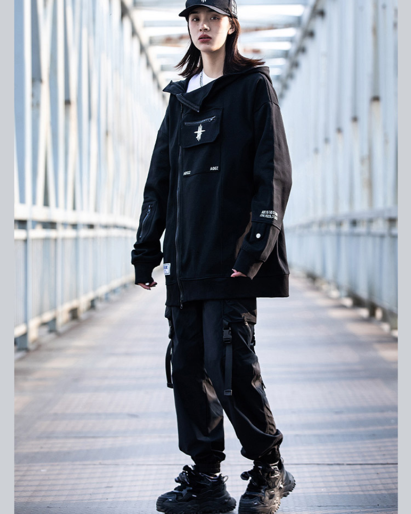 Cardigan Unisex Zip Up Hoodie