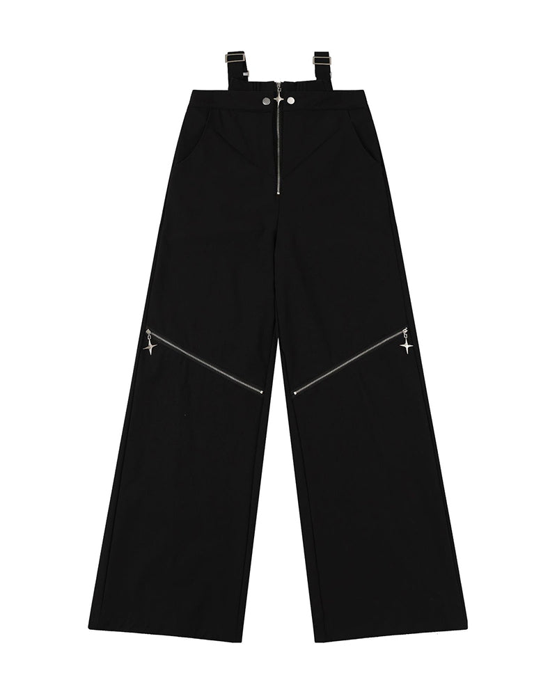Streetwear Dual-wearable Zippered Cargo Pants